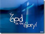 to God be the glory